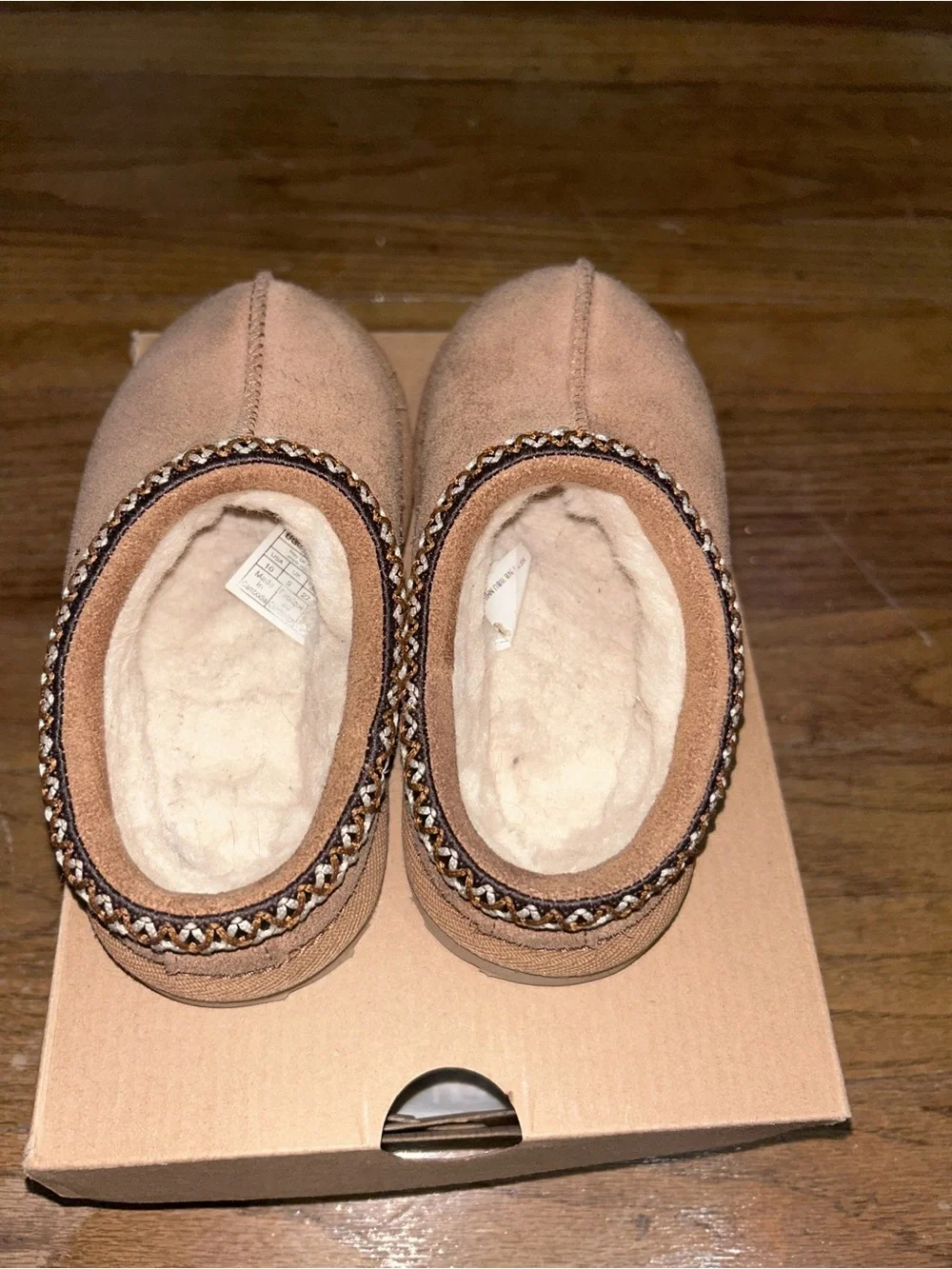 Kids Ugg Moccasins - Tan